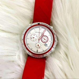Burberry City Sport Swiss Analog Quartz Red Strap